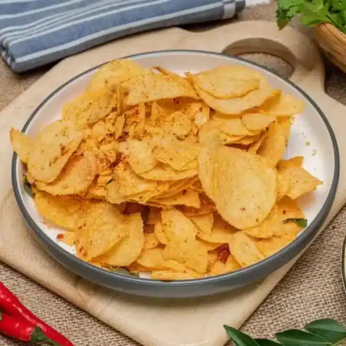 Salted Egg Yolk Chips homade singapore